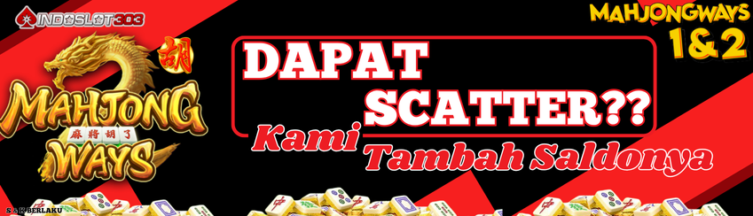 DAPET SCATTER KITA TAMBAH SALDONYA